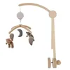Image de NOUKIE’S - Mobile musical en bois - Orso & Fluffy - Rotation automatique sans piles - Compatible avec berceau, lit à barreaux et parc - Idéal dès la naissance pour apaiser et endormir bébé