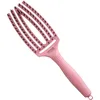 Image de Olivia Garden Fingerbrush Boar&Nylon ThinkPink 2024 Soft Pink M
