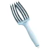 Image de Olivia Garden Fingerbrush Sanglier & Nylon Brosse Démêlante, Pastel Blue, M