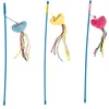 Image de duvoplus, Canne À Pêche pour Chat Love avec Catnip Mix 53cm, Jouet pour Chat, Renforce Le Lien avec Votre Chat, Encourage Le Chat à bouger, pour des Heures de Plaisir de Jeu