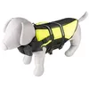 Image de duvoplus, Gilet de Sauvetage pour Chien Hi Vis Marine XL - 70 cm - Max. 65kg Noir/Jaune, Bandes réfléchissantes, Idéal pour Facilement Sortir, Velcro et Les fermoirs réglables.