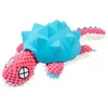 Image de Duvo+ Armadillo en Peluche et Latex 34 x 14 x 8,5 cm Bleu/Rose