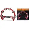 Image de Tambourin 1/2 Lune 16 Cymbalettes Rouge