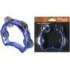Image de Mini Tambourin 4 Cymbalettes Plastique Bleu