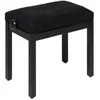 Image de Stagg PB36 RWM VBK - Banquette de piano, couleur palissandre mat, avec pelote en velours noir