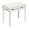 Image de Stagg PB36 WHM VWH - Banquette Blanc Mat + Velours Blanc