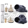 Image de GATES TH704K1 Thermostat d'eau avec boîtier avec joints 87 83°C Compatible avec VW Polo V 3/5 portes 6R1, 6C1 Polo IV 3/5 portes 9N, 9A Polo V Berline 602, 604, 612, 614 Polo Vivo 3/5 portes 6S1, 6S3