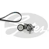 Image de GATES Jeu de courroies trapézoïdales à nervures K036PK955 Caoutchouc Compatible avec VW Golf V 3/5 portes 1K1 Golf VI 3/5 portes 5K1 Scirocco III 137, 138 Golf VI Cabriolet 517 Jetta Mk5 1K, AUDI