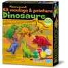 Image de 4M Kit moulage dinosaure enfant   Coffret moulage et peinture avec plâtre, moules, peinture, aimants et broches   Activité créative dès 5 ans
