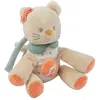 Image de Nattou Mini-Peluche Musicale en Coton et Velours, avec Musique, Chat Lana, Env. 23 cm, Mila, Zoë et Lana, Beige
