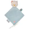 Image de Nattou Mini Doudou en Coton et Velours, Lana Le Chat, pour Nouveau-nés et Prématurés, env. 28 cm, Mila, Zoë et Lana, Bleu Clair