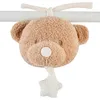 Image de Nattou Peluche Musicale en Polyester, avec Musique, Ours, à Suspendre, env. 16 cm, Teddy, Brun Clair