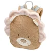 Image de Nattou Sac à Dos en Peluche Douce, Lion, Petit Sac à Dos avec Fermeture éclair et éléments ludiques pour Les Tout-Petits, Polyester, env. 33 cm, Teddy, Marron Clair