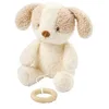 Image de Nattou Boîte à musique pour bébé chien, berceuse « La-Le-Lu », avec anneau, 100% polyester, ourson, écru