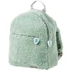 Image de Nattou Sac à Dos en tissu doux, Petit sac à dos avec fermeture éclair pour les jeunes enfants, 23 cm, Lapidou, Polyester, Vert