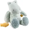 Image de Nattou Peluche en Polyester, Roméo Le Crocodile, Compagnon de Route dès la Naissance, env. 32 cm, Roméo, Jules et Sally, Beige
