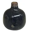 Image de Vase Soliflore céramique Gris foncé 9x10cm