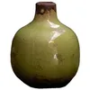 Image de Vase Soliflore céramique Vert émail 10x9cm