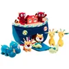 Image de LILLIPUTIENS - Ma première Arche de Noé - Jouet d’activité éducatif avec Animaux en Peluche - Stimule l’Imagination et la motricité - Transportable avec poignée - Jouet d'éveil - dès 18 Mois - 83089