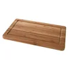 Image de Planche à découper rigole gabon bambou 29x19x1.8cm