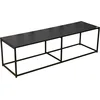 Image de Urban Living Madison Meuble TV en Metal Noir 140X40XH40CM