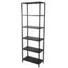 Image de Urban Living "Madison BIBLIOTHEQUE 5 ETAGERES en Metal Noir 60X30XH180CM