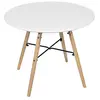 Image de Judy Wild Kid's Spirit JENA Junior Table Enfant Blanc en MDF Structure Metal D60XH48CM