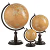 Image de WERELDBOL OP VOET HOUT OKER LARGE