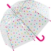 Image de Susino - Parapluie cloche enfant à imprimé étoiles transparent/multicolore OS