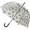 Image de Smati - Parapluie transparent ouverture automatique transparent/noir OS