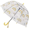 Image de Le Monde du Parapluie - Parapluie enfant transparent Arc-en-ciel transparent/jaune OS