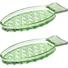 Image de Serax Paola Navone Plat de service | Verrerie à poisson et poisson | Plateau de service vert | Essentiels d'hébergement | Plateaux pour servir des aliments