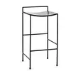 Image de Tabouret de bar Nello en métal Serax Noir taille unique