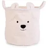 Image de Panier de rangement Teddy Écru 40 x 40 cm - Childhome