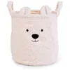 Image de Panier de rangement Teddy Écru 30 x 30 cm - Childhome