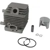 Image de Cylindrée complète Ø: 34mm adaptable pour STIHL modèles FS85-->2001 BG75 FC75 FH75 FR85 FR85T FS75 FS80 FS85T FS85RX