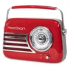 Image de MADISON - FREESOUND-VR40R - Radio Vintage de 30W sur Batterie Longue autonomie avec Bluetooth, USB et FM - Rouge