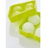 Image de Adomo Pv-coc-0070 Point-Virgule Moule à Glace Silicone pour 4 boules, plastique, Vert