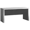 Image de Vipack LARA Bureau, MDF, Blanc Lacqué
