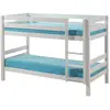 Image de Vipack Lit Superposé Pin Pino, Blanc, 90cm x 200cm x 140cm