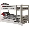 Image de VIPACK Bed, Pine Wood, White, 90 x 200 cm