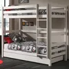 Image de Vipack PICOOLRB14 Pino Combinaison 2 Pièces Lit Superposé 1, 80 m avec 1 Tiroirs de Lit Blanc Pin 209 x 105 x 182 cm