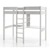 Image de VIPACK Lit combin pin Massif laqu Blanc Pino 90