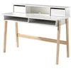 Image de Vipack KIDDY Desk with Top Cabinet White, Bois Composite, Blanc, Taille Unique