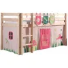 Image de VIPACK Bed, Scandinavian, Pine, and, Textile, Brun, Single