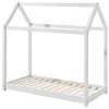 Image de Vipack Cabane lit Maison 70x140 Blanc