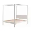 Image de Vipack PINO LIT A BALDAQUIN 140x200cm Blanc *