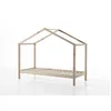 Image de VIPACK Bed, Pine Wood, Natural, 90 x 200 cm