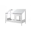 Image de VIPACK Bed, MDF, White, 90 x 200 cm