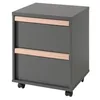 Image de Vipack LONDEN Desk Trolley Antracite, Bois, Taille Unique